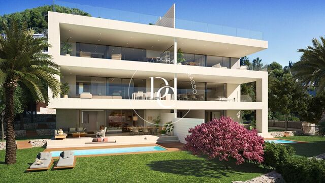 Obra nova de luxe amb vistes en venda a - Marina Botafoc - Platja de Talamanca, Eivissa
