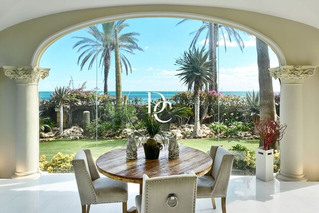 Colonial villa on the beachfront in Sitges